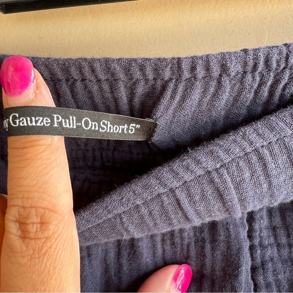Talbots Airy Gauze Pull-On Shorts 5" - Size M - Casual Summer Preppy Beach - Picture 4 of 7